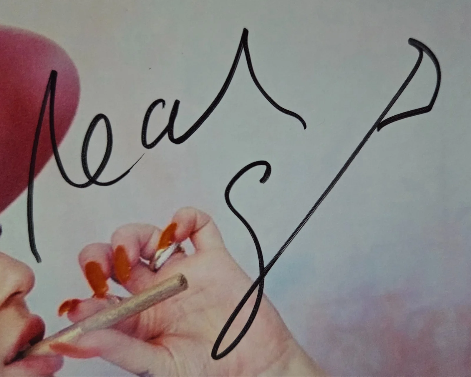 Noah Cyrus Hand Signed Autograph 8x10 Photo In Person Proof Hardest Part Singer, изображение 2