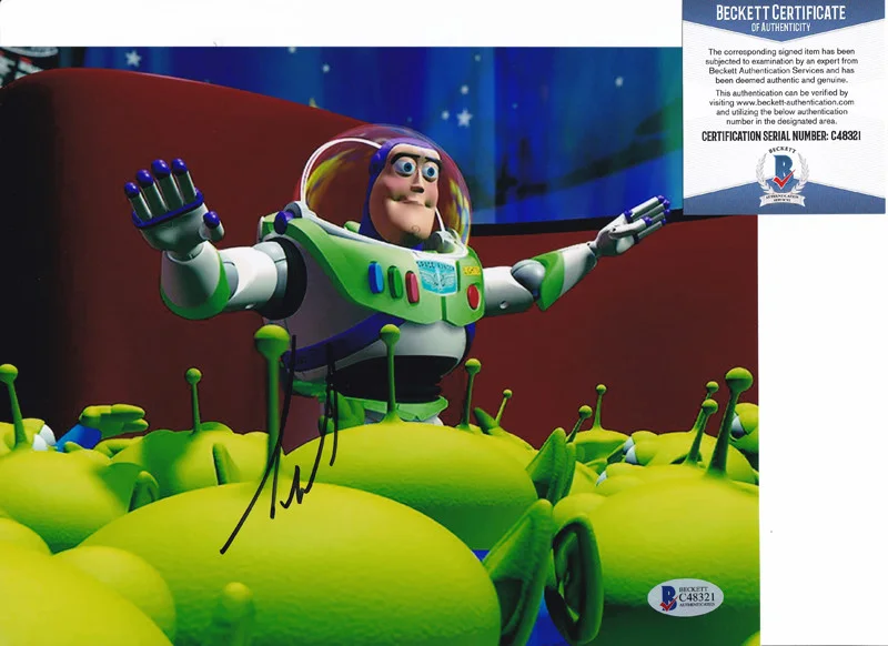 Tim Allen — Tim Allen Toy Story Buzz Signed Autograph 8x10 Photo Beckett BAS COA #4