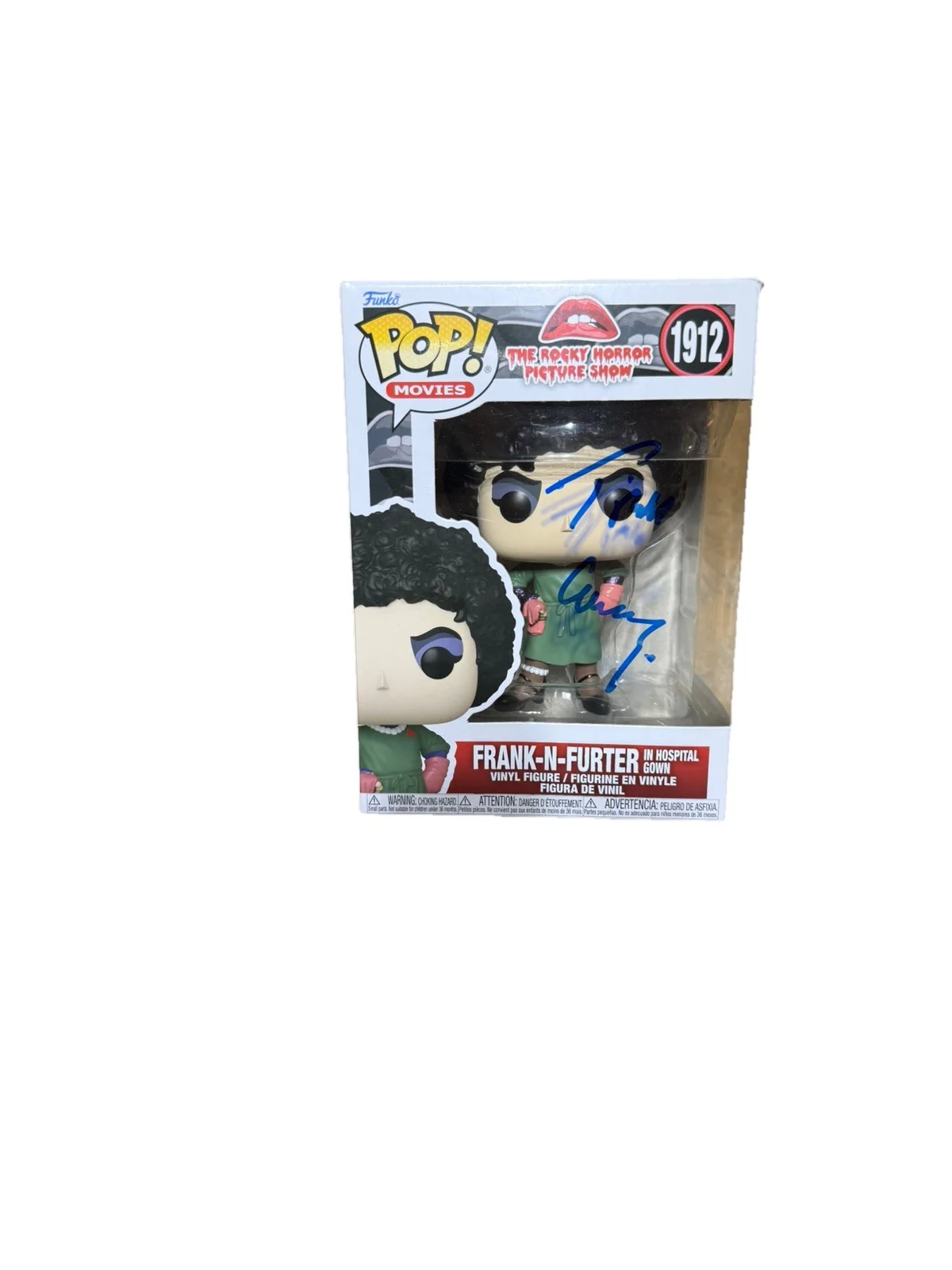Tim Curry — Tim Curry Signed Frank N Furter Rocky Horror Funko Pop #1912