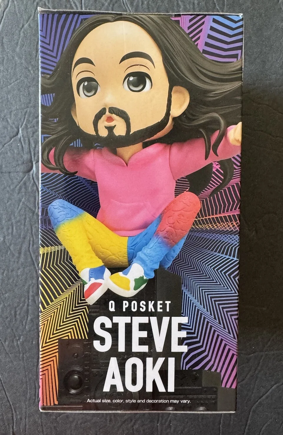 Steve Aoki Q Posket Signed Figure Banpresto Autographed JSA COA DJ EDM BANDAI, image 5