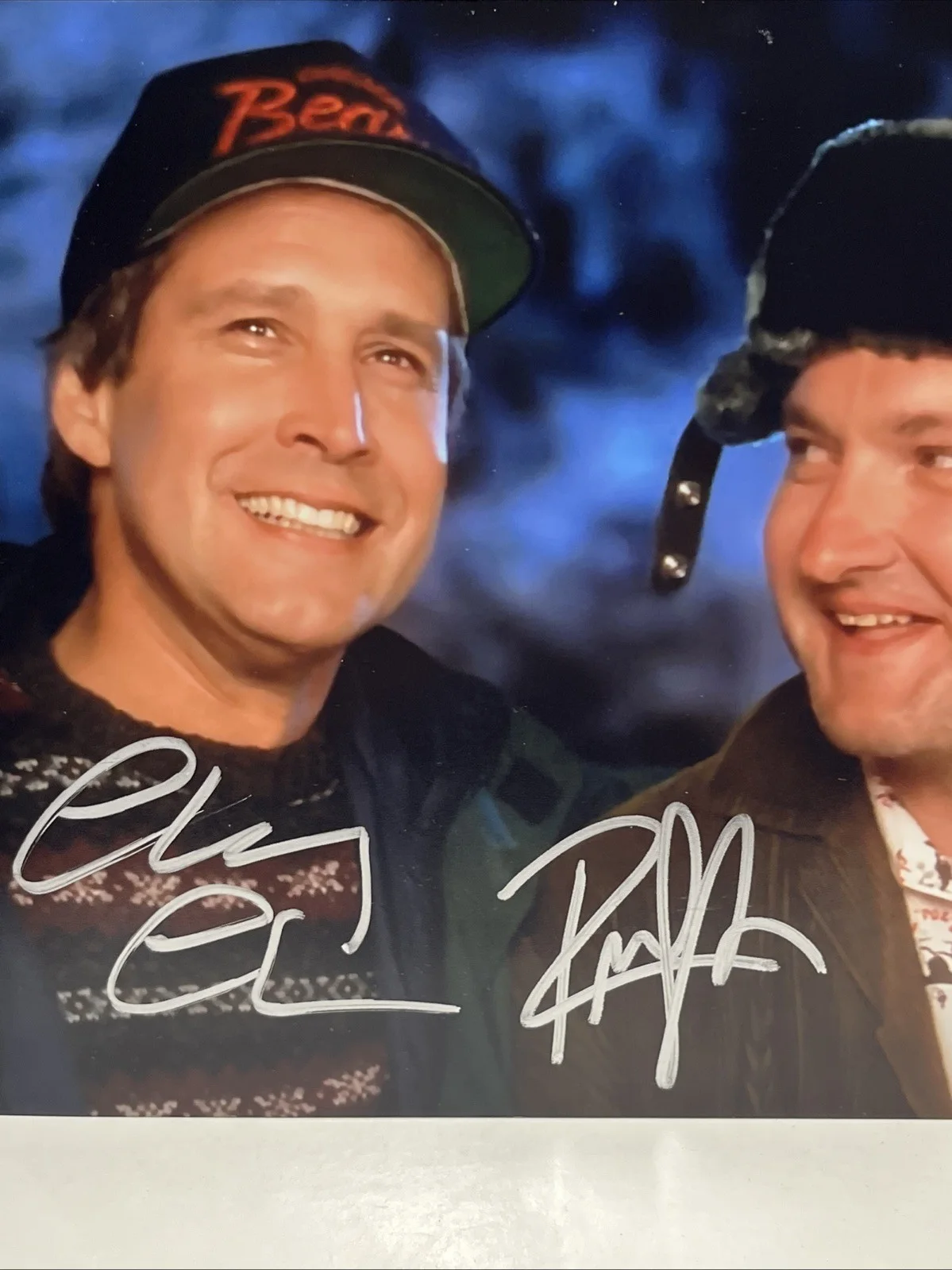 Chevy Chase, Randy Quaid — Chevy Chase & Randy Quaid Dual Signed 8x10 Photo Christmas Vacation Beckett /COA, изображение 3