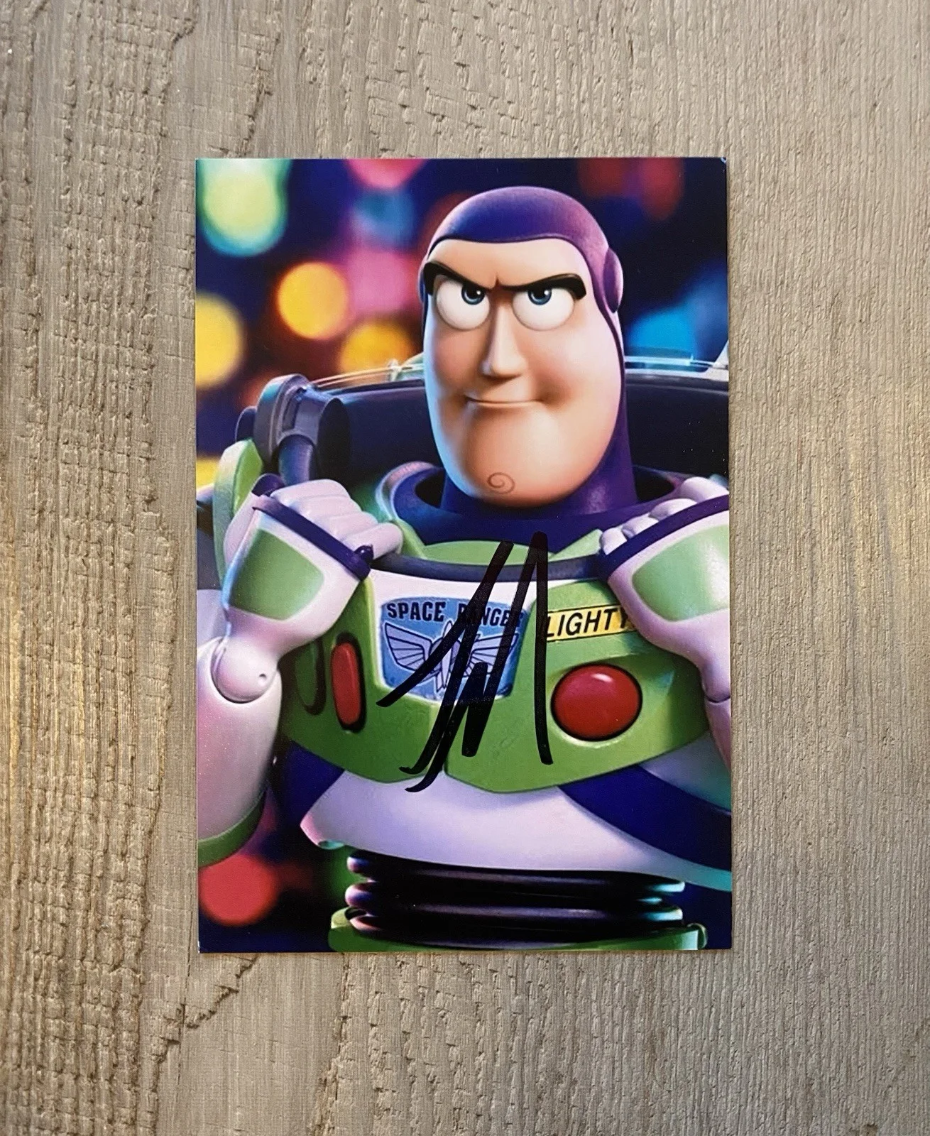 Tim Allen Signed 6x4 Photo Buzz LightYear Toy Story Autograph Memorabilia + COA, image 2