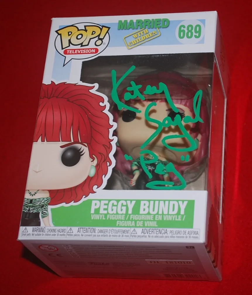 KATEY SAGAL — Married with Children KATEY SAGAL Signed "Peg" Bundy Funko Pop Beckett BV81421, image 2