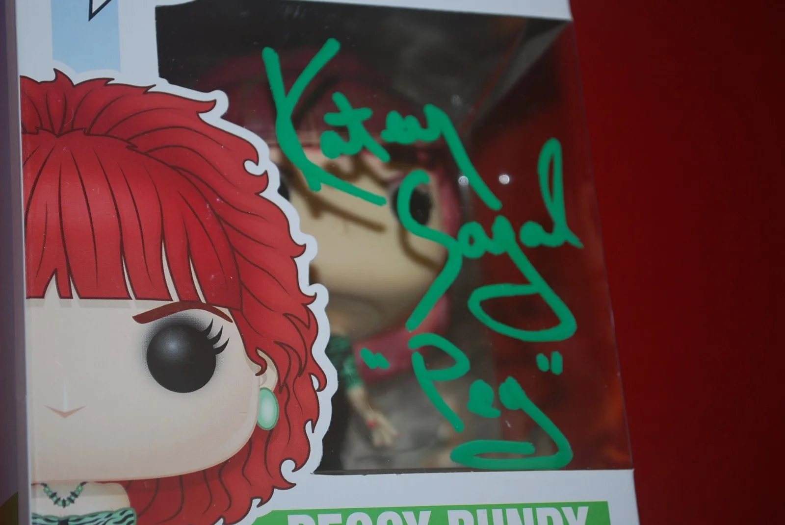 KATEY SAGAL — Married with Children KATEY SAGAL Signed "Peg" Bundy Funko Pop Beckett BV81421, image 3
