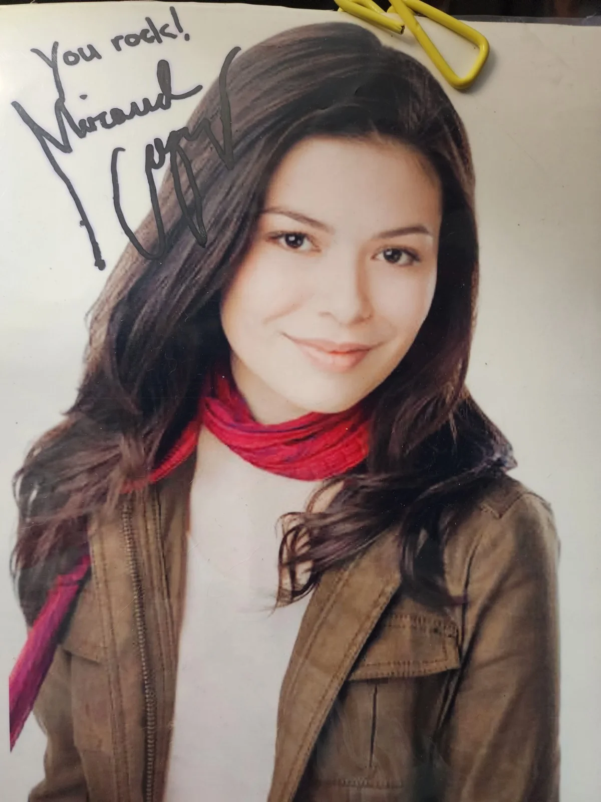Icarly Miranda Cosgrove Signed Autographed iCarly 8x10 Photo Certificate Authe, image 2