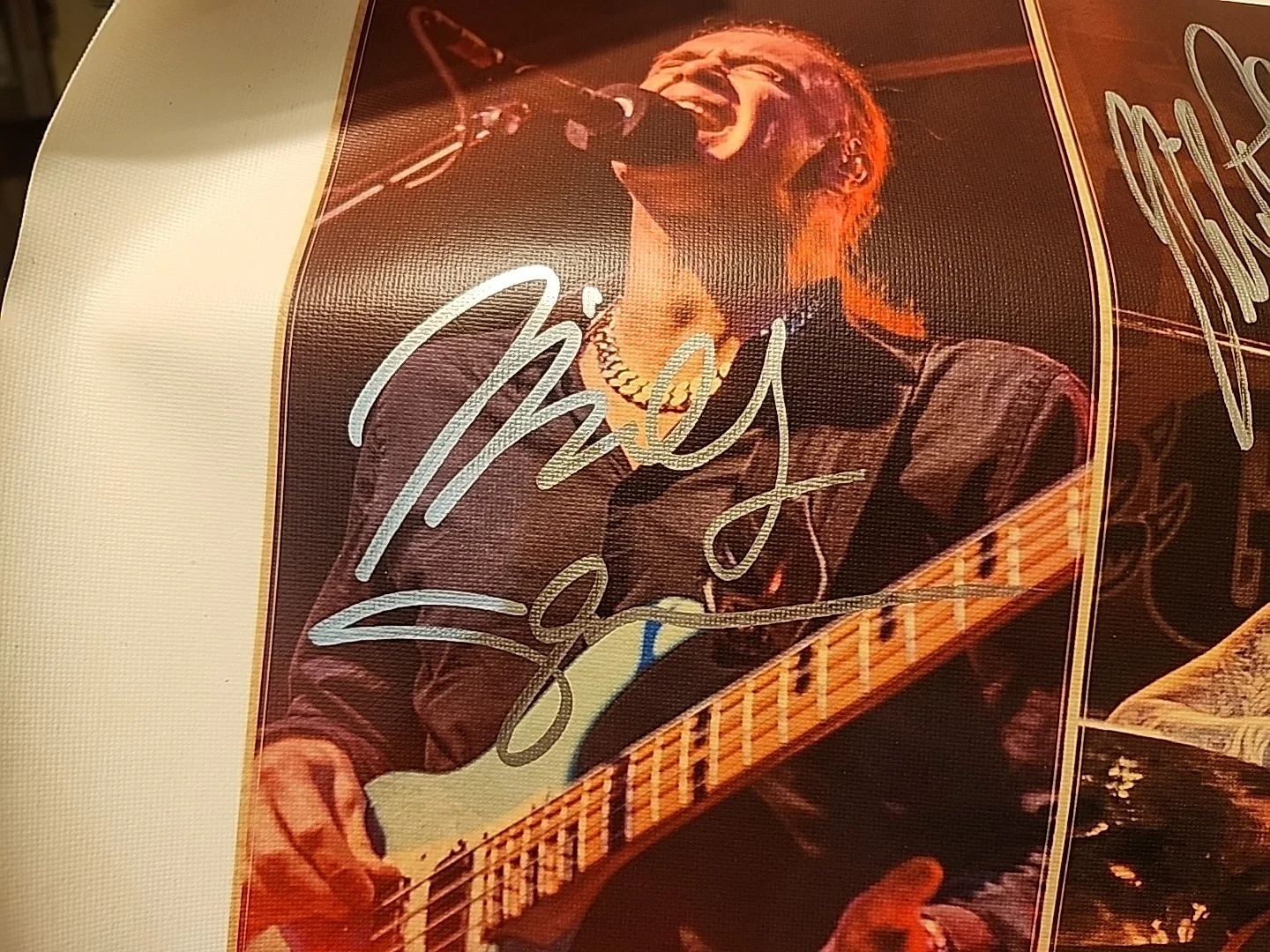 The Winery Dogs Picture On Canvas Signed, image 4