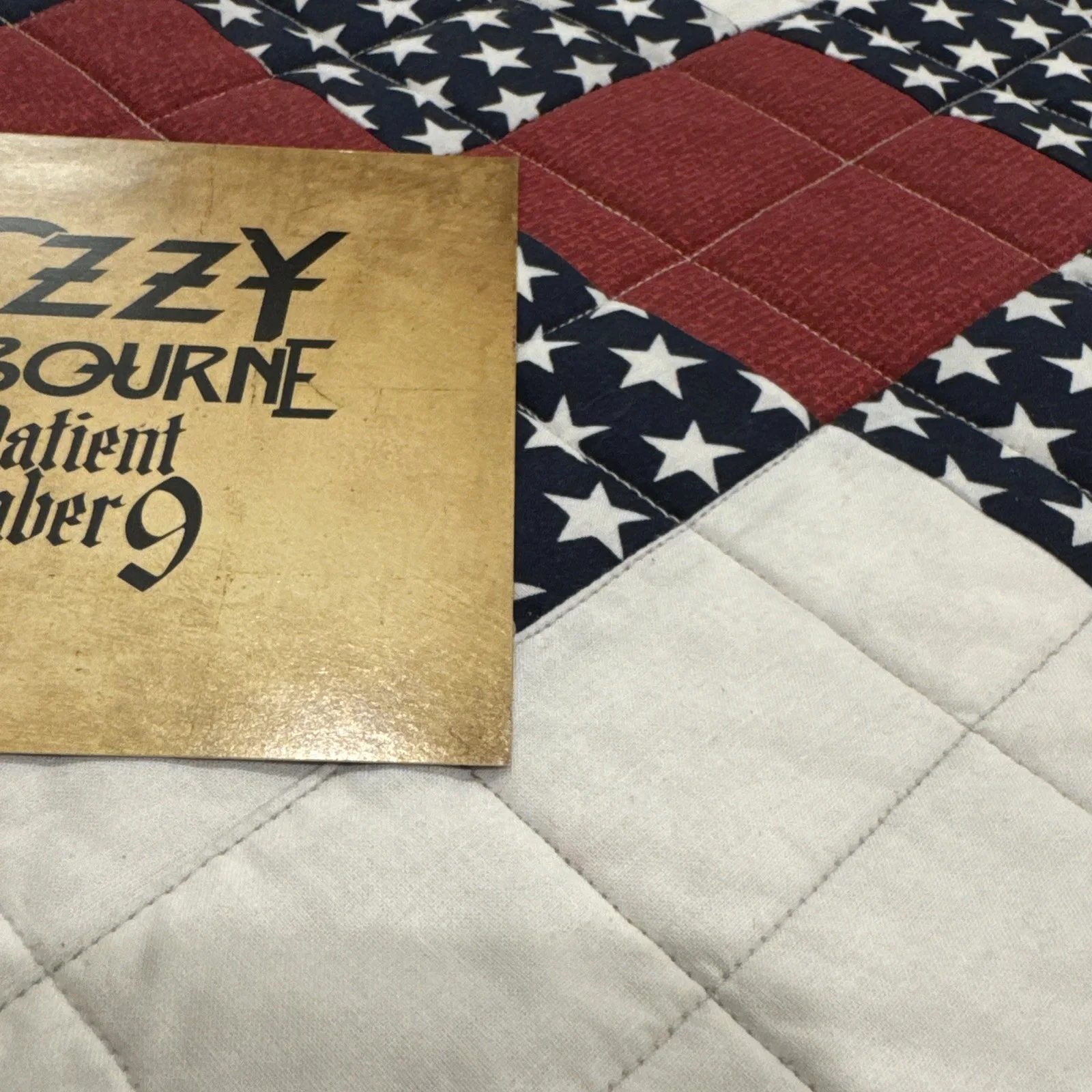 OZZY OSBOURNE SIGNED Patient Number 9 AUTOGRAPH CD INSERT NOT A VINYL ROCK MUSIC, изображение 3