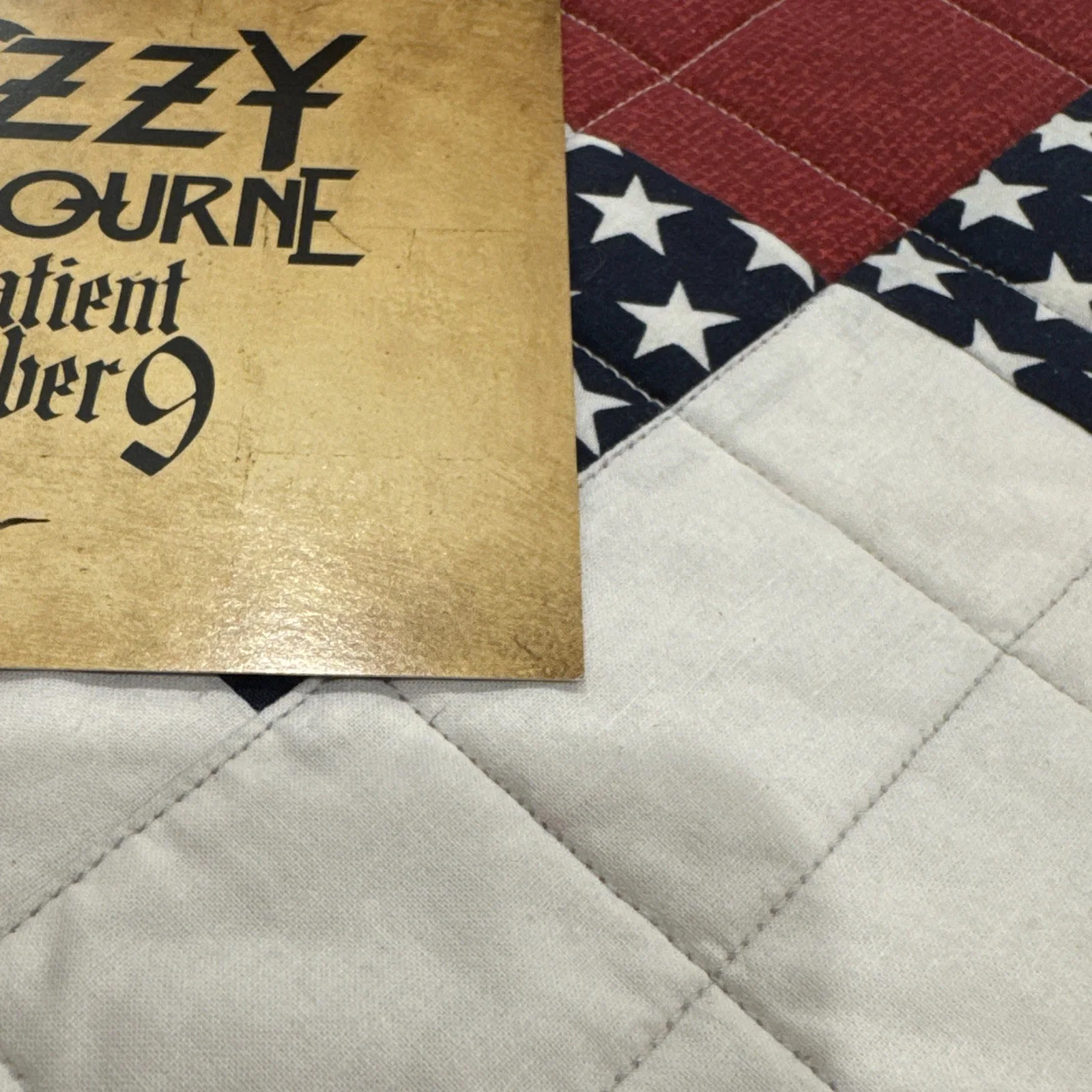 OZZY OSBOURNE SIGNED Patient Number 9 AUTOGRAPH CD INSERT NOT A VINYL ROCK MUSIC, изображение 4