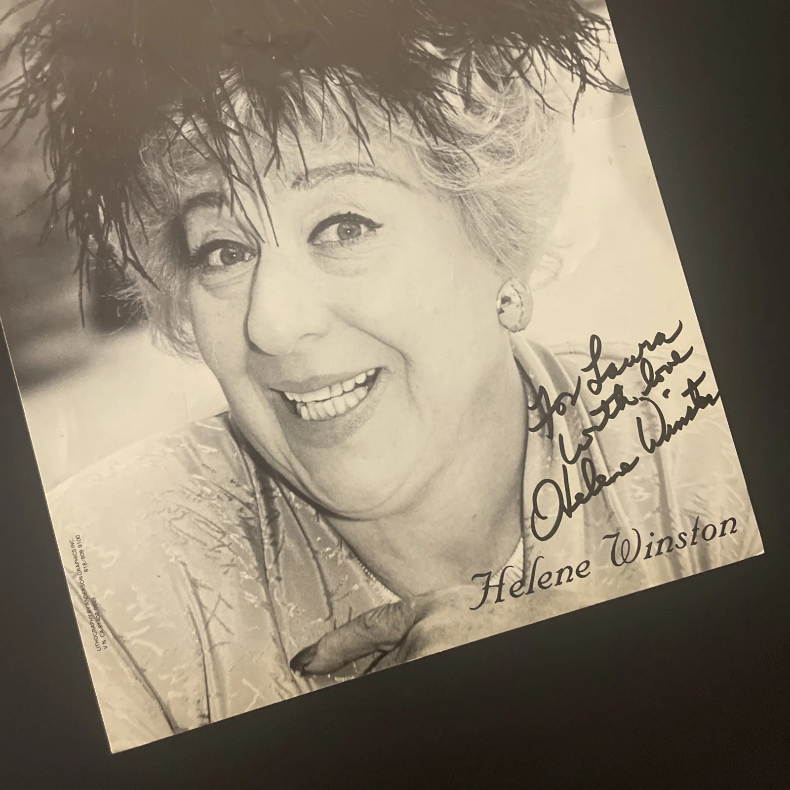 HELENE WINSTON Anne Of Green Gables: Hand Signed Celebrity Photo 8 x 10” / KSK, изображение 4