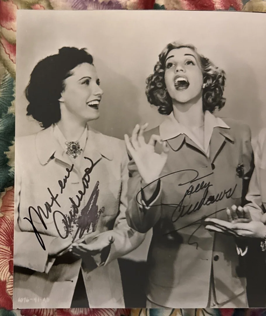 THE ANDREWS SISTERS SIGNED PATTY & MAXINE 8x10” Photo, image 2
