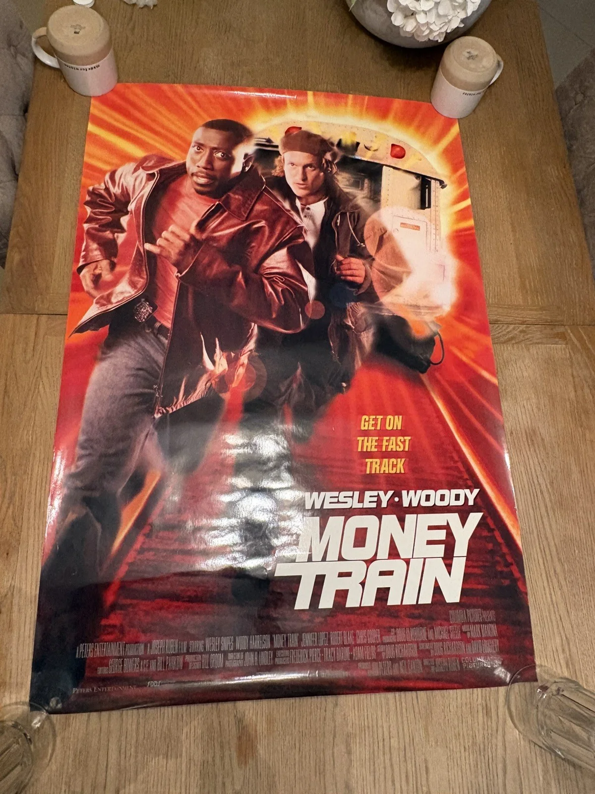 MONEY TRAIN - US ONE SHEET ROLLED POSTER - DOUBLE SIDED, image 2