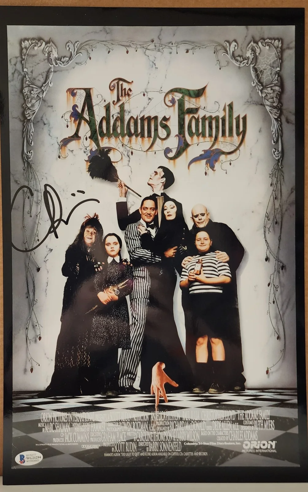 Christina Ricci — Christina Ricci Signed Autograph 11x17 The Addams Family Photo Beckett COA