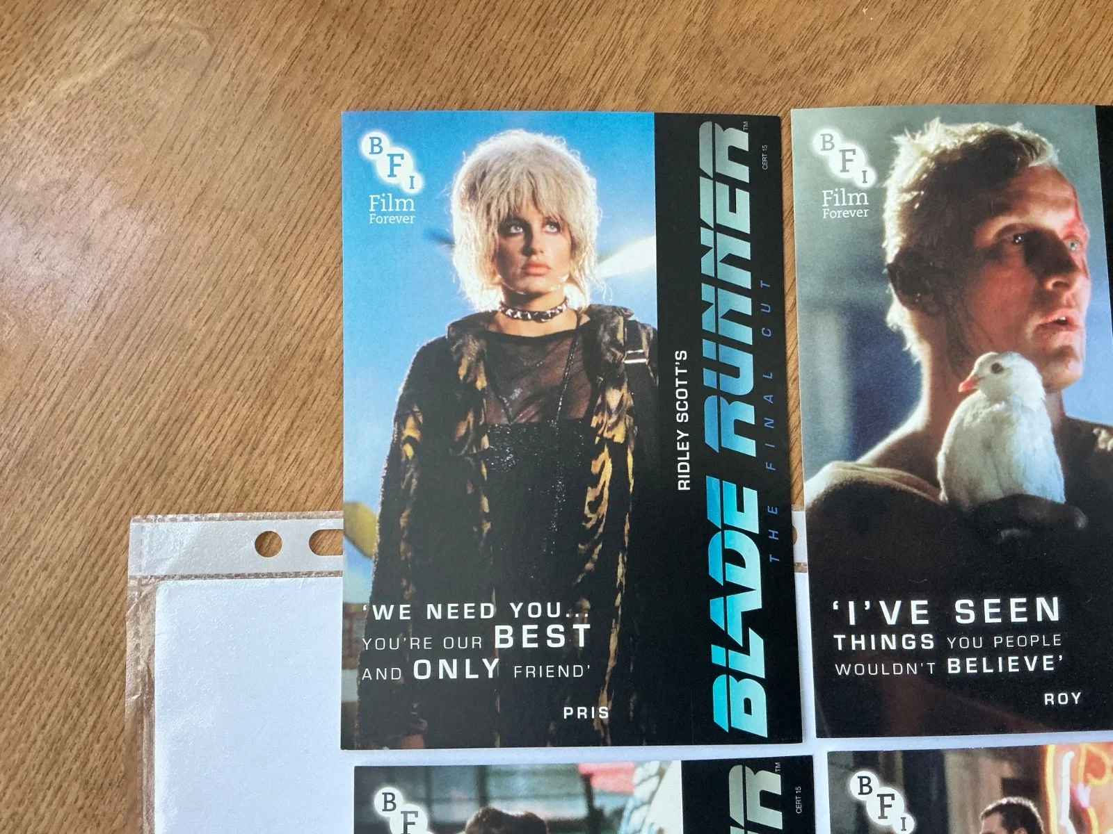 bladerunner movie postcards promotional collection post card blade runner, изображение 5