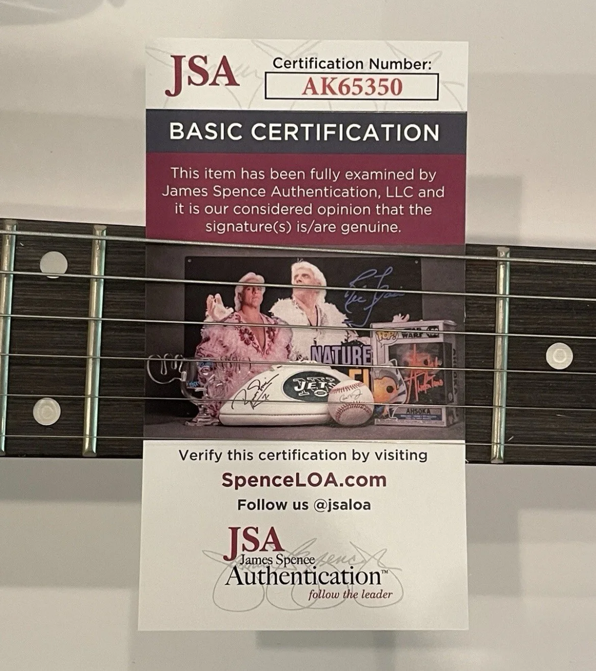 Ethan Hawke Actor Signed Custom The Black Phone Electric Guitar JSA COA Proof, изображение 4