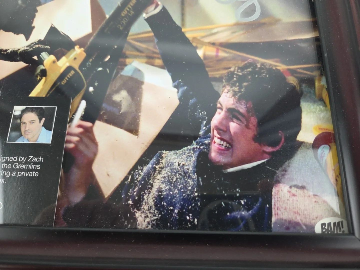 Zach Gilligan — ZACH GALLIGAN BILLY GREMLINS SIGNED AUTOGRAPHED 8X10” Color Photo W/COA, image 4