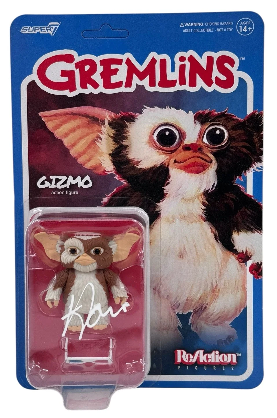 Howie Mandel — Howie Mandel Signed Gremlins ReAction 'Gizmo' Figure BAS Beckett Witnessed, image 4