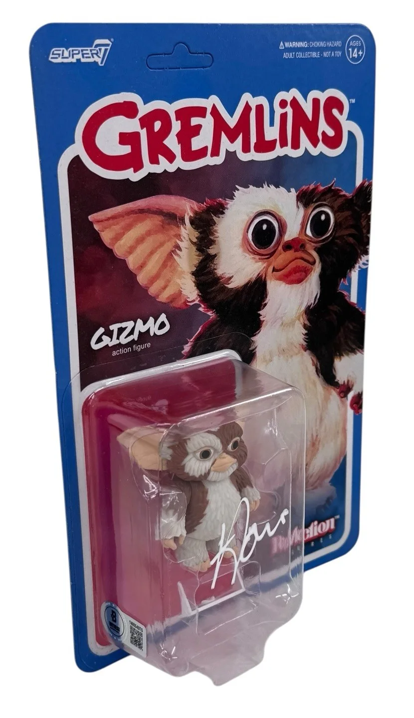 Howie Mandel — Howie Mandel Signed Gremlins ReAction 'Gizmo' Figure BAS Beckett Witnessed, image 5