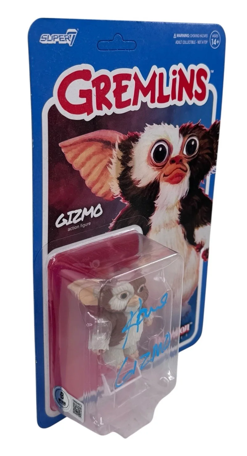 Howie Mandel — Howie Mandel Signed Gremlins ReAction Figure w/ "Gizmo" BAS Beckett Witnessed, image 3