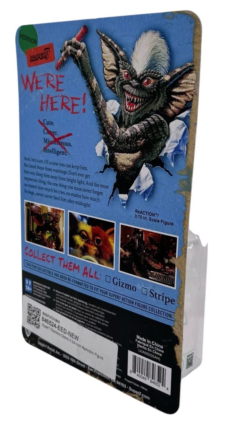 Howie Mandel — Howie Mandel Signed Gremlins ReAction Figure w/ "Gizmo" BAS Beckett Witnessed, image 4