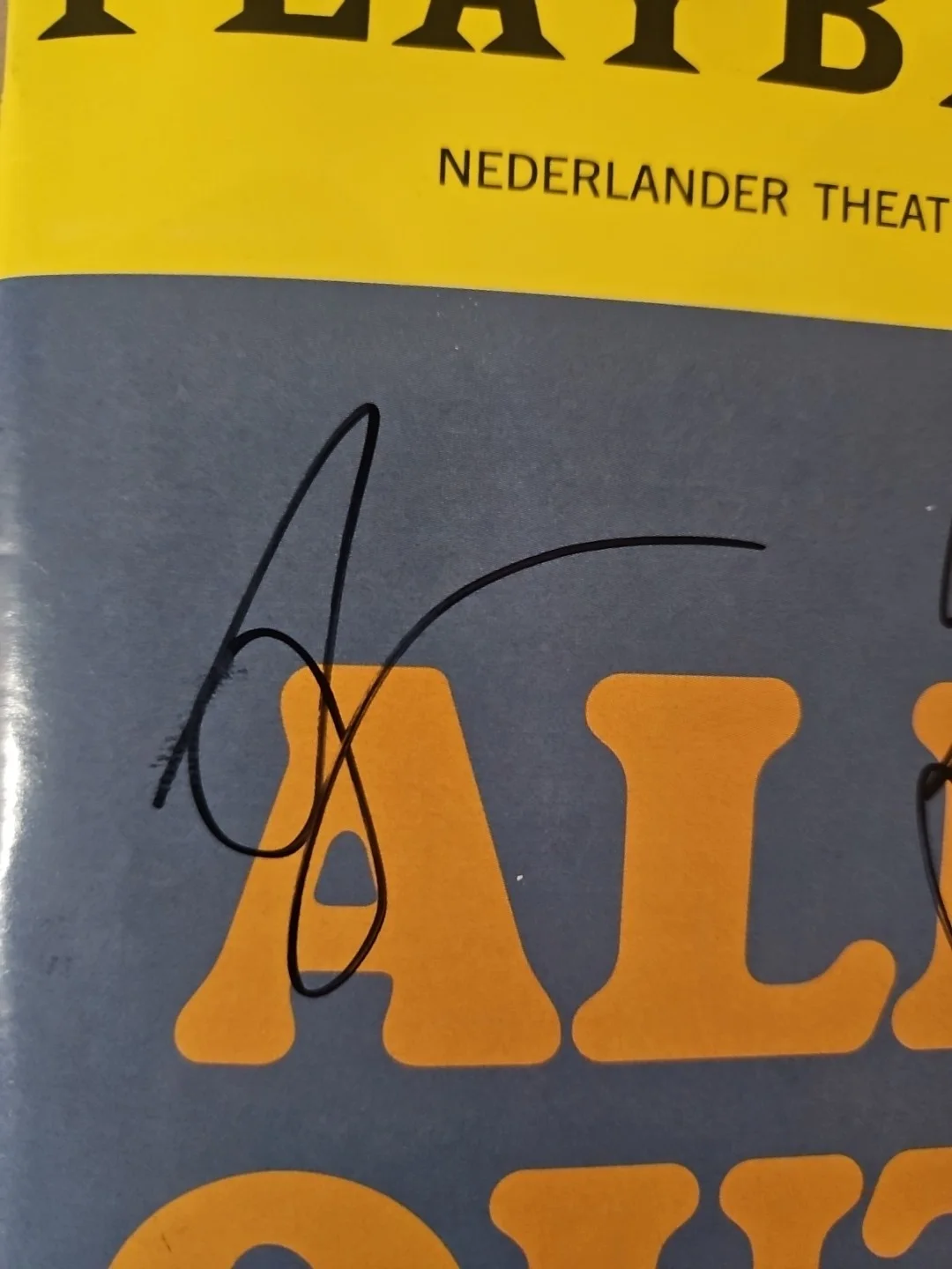 Ike Barinholtz, Eric Andre, Abbi Jabobson, Ben Schwartz — All Out Signed Playbill- Barinholtz, Eric Andre, Abbi Jabobson, Ben Schwartz ⁴, изображение 2