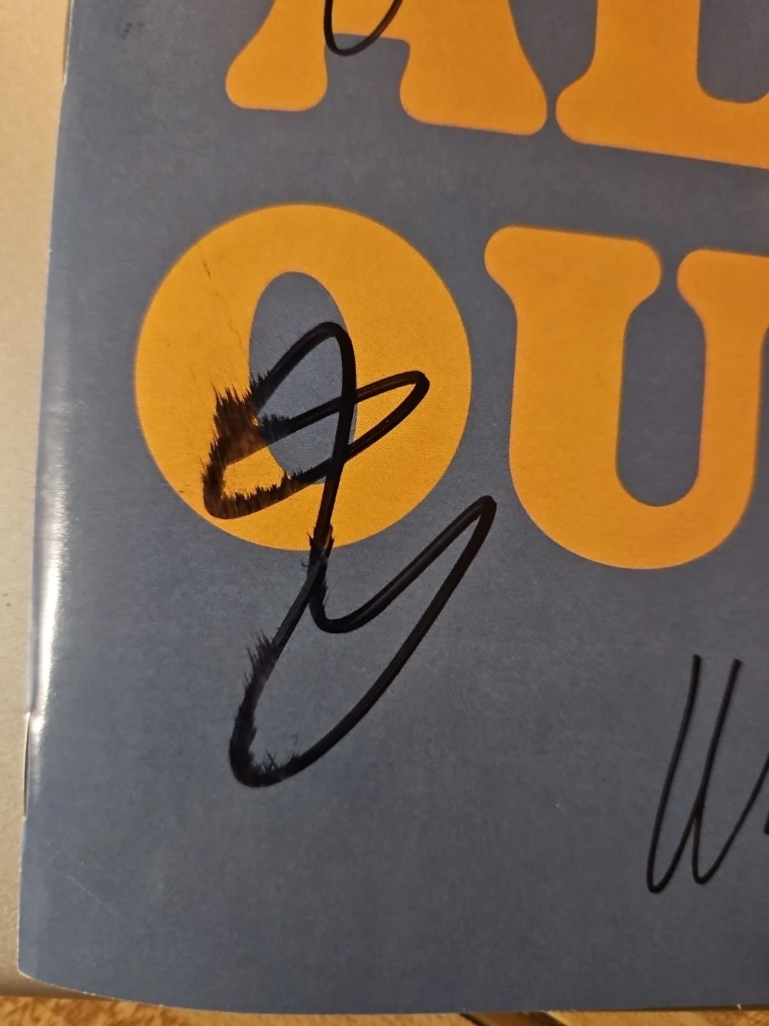 Ike Barinholtz, Eric Andre, Abbi Jabobson, Ben Schwartz — All Out Signed Playbill- Barinholtz, Eric Andre, Abbi Jabobson, Ben Schwartz ⁴, изображение 3