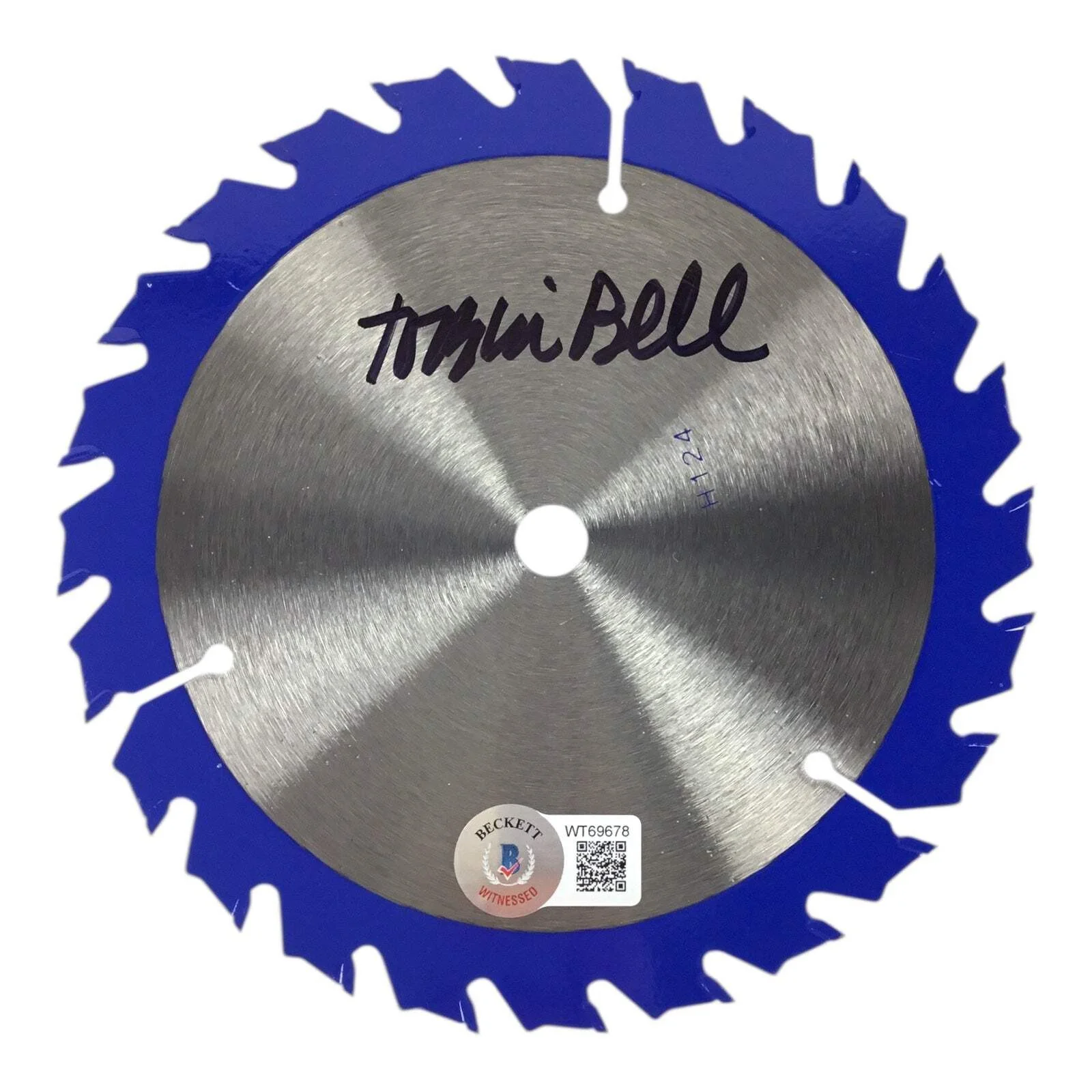 Tobin Bell — SAW - Signed Circular Saw Blade by Tobin Bell (Jigsaw) | Beckett Certified