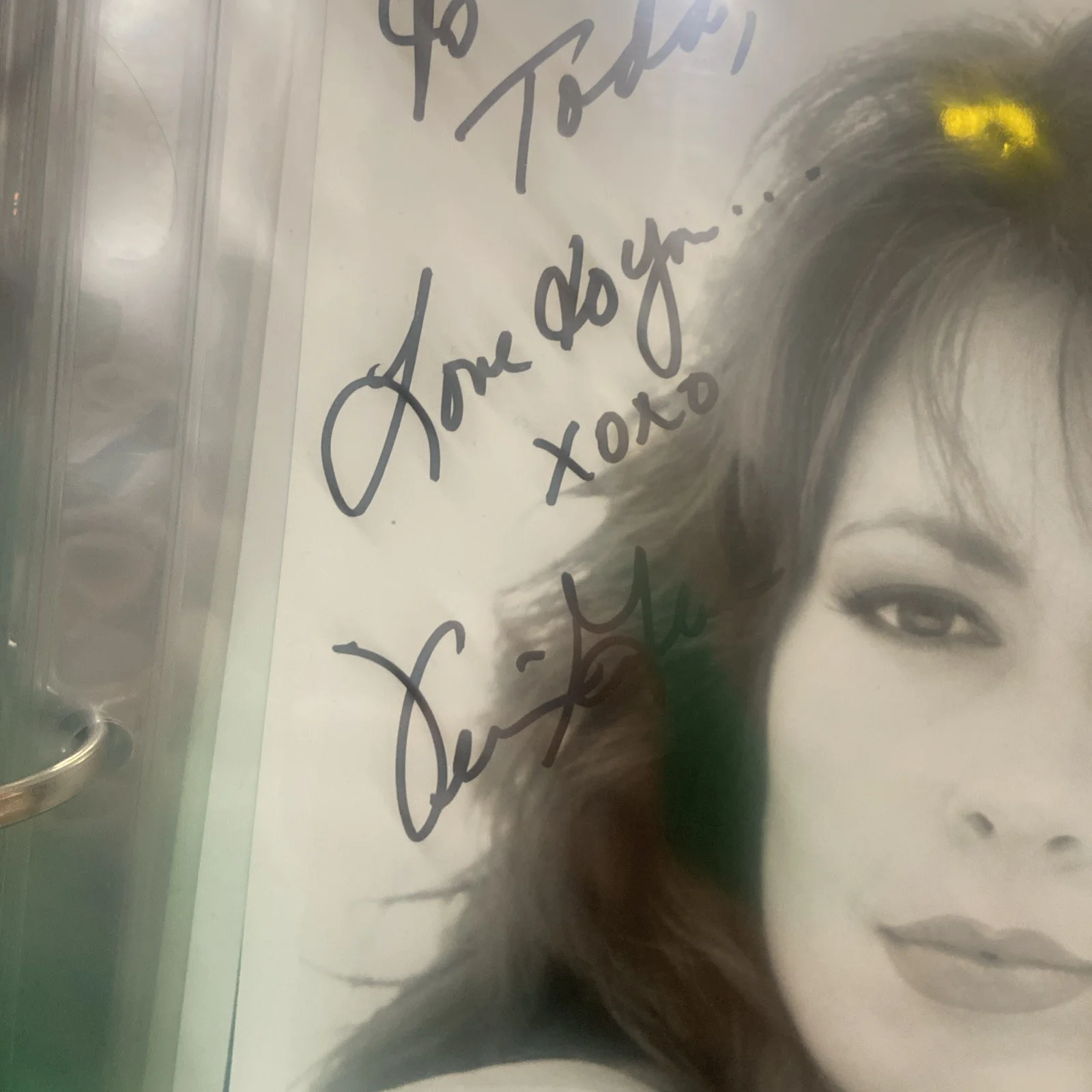 VERONICA Gamba Signed Autographed 8x10 Photo Playboy Playmate XOXO Love Do Ya, image 2