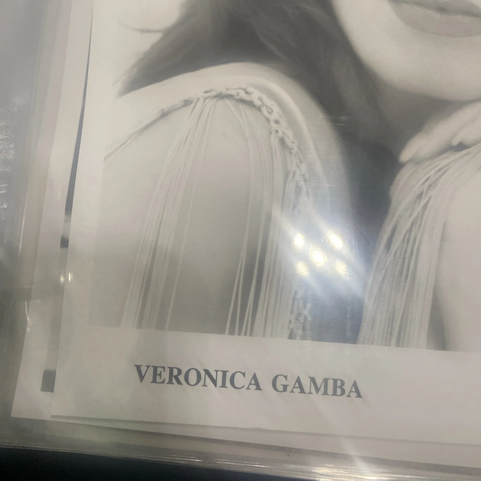 VERONICA Gamba Signed Autographed 8x10 Photo Playboy Playmate XOXO Love Do Ya, image 3