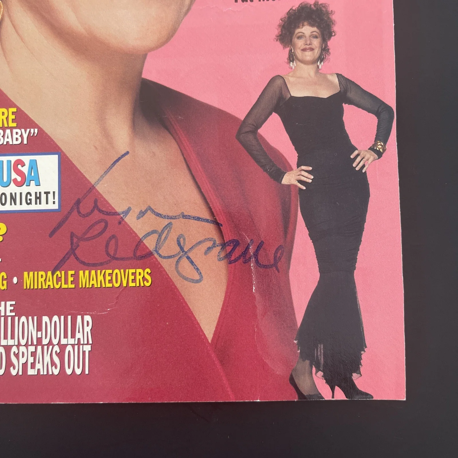 LYNN REDGRAVE Journal Magazine: Hand Signed Celebrity Magazine Cover 8x10” / KSK, изображение 2