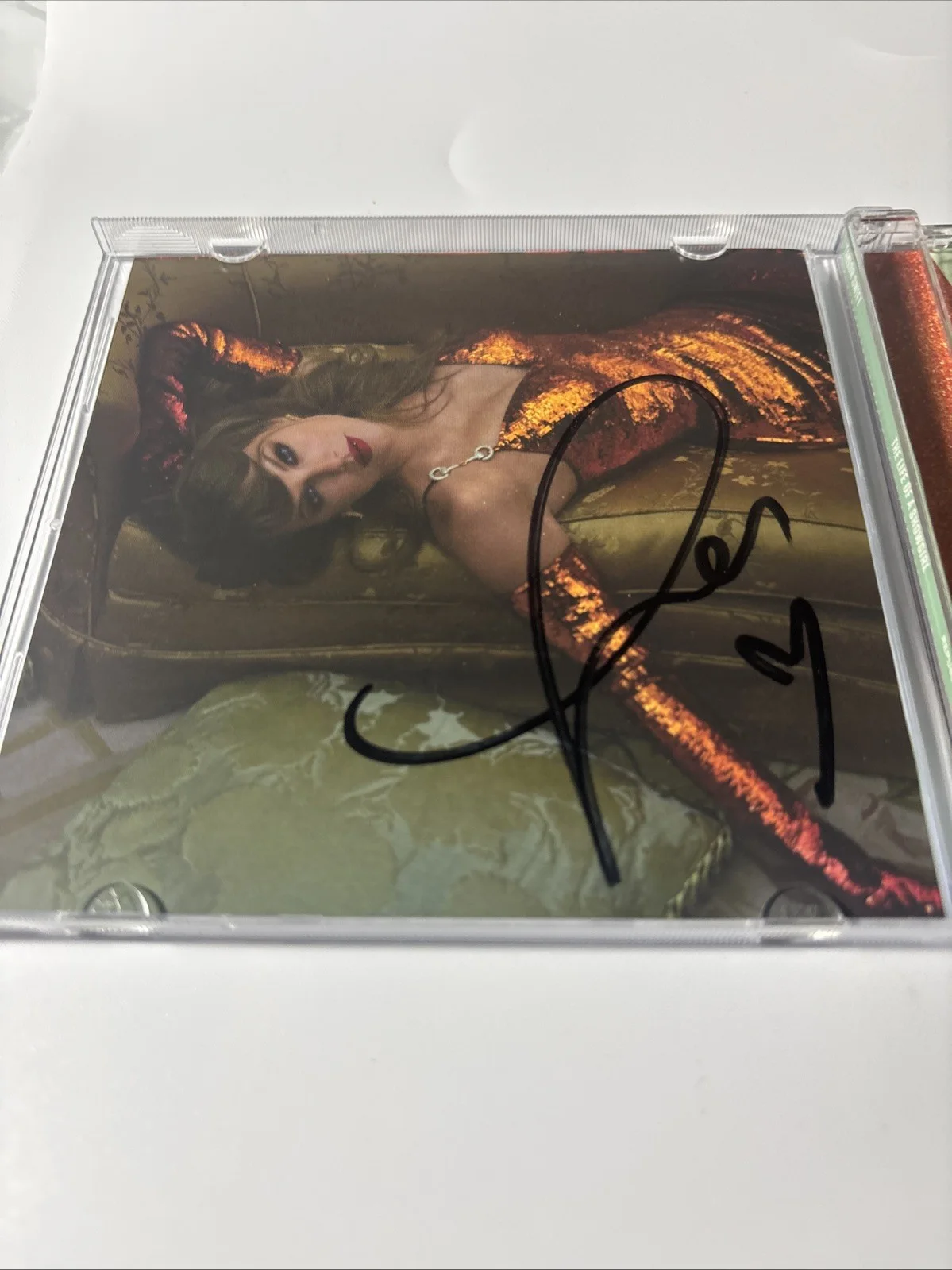 RARE Taylor Swift Long Heart Signed CD The Life of a Showgirl Photo 2, изображение 2