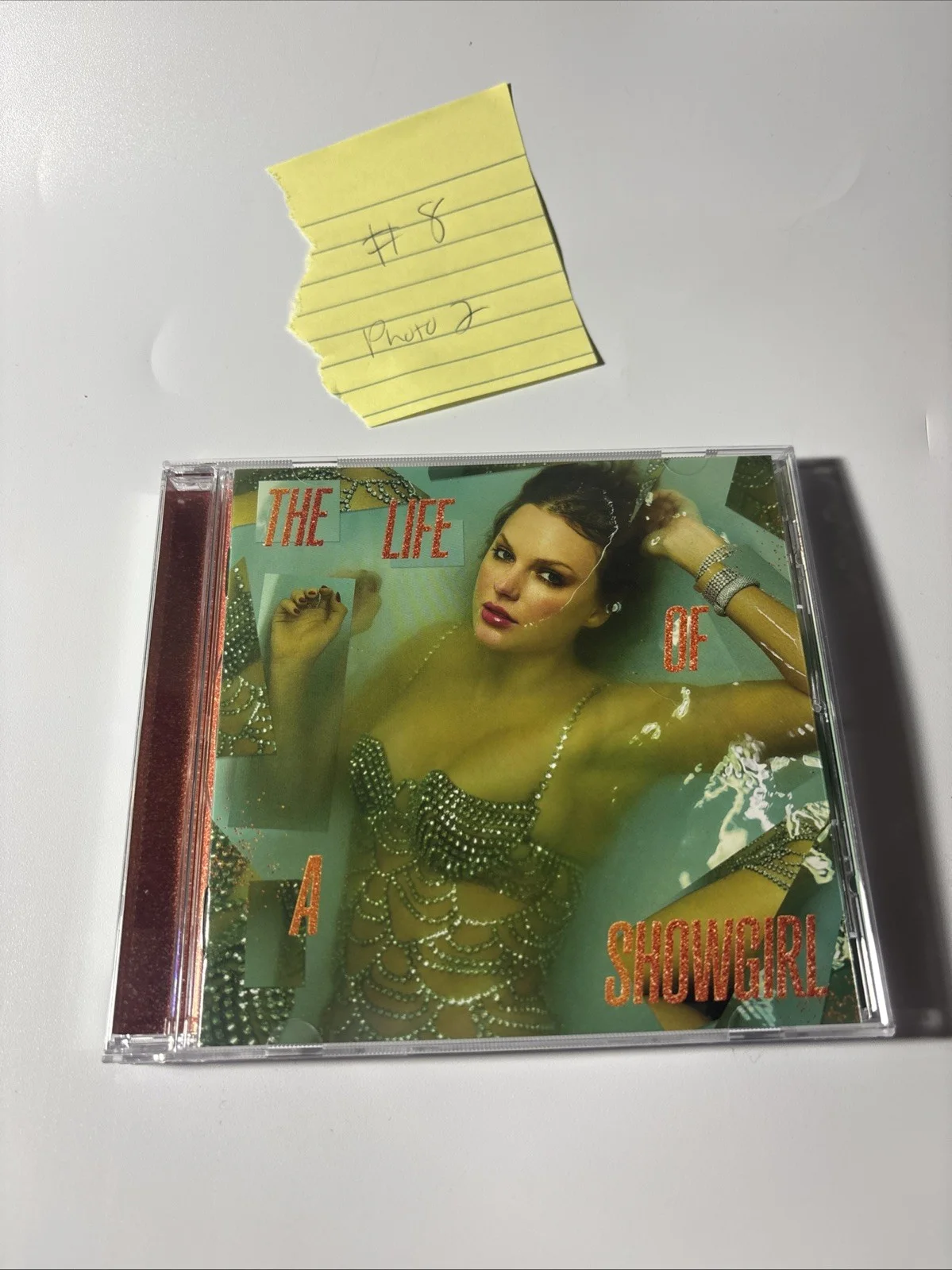 RARE Taylor Swift Long Heart Signed CD The Life of a Showgirl Photo 2, изображение 5