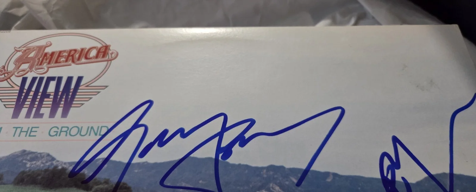 America Signed Autograph COA, image 2