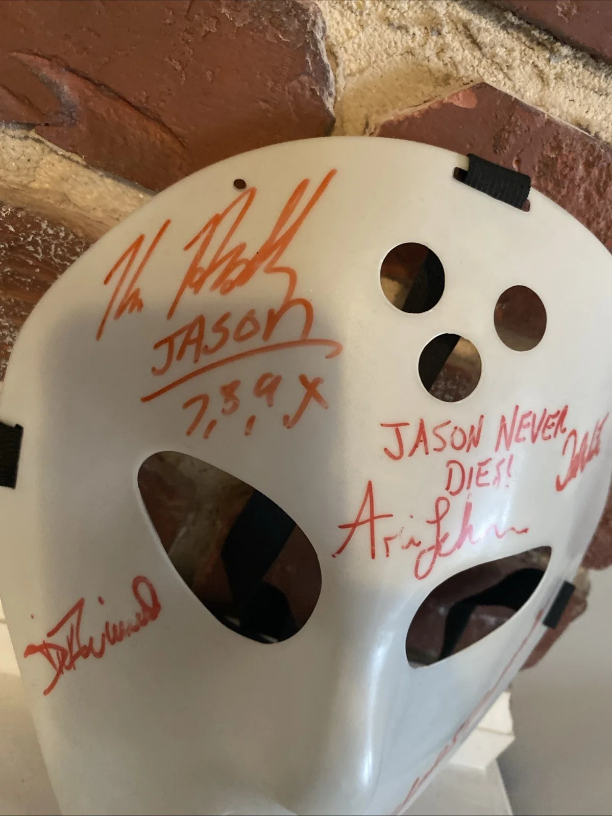 Friday The 13th Jason Signe Mask Kane Ted White Dick Weiand Ari Richard Broker, изображение 3