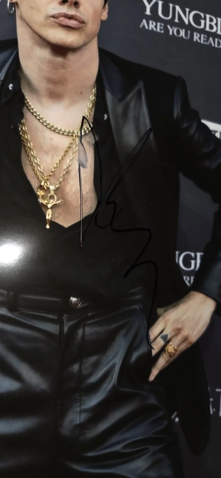 Yungblud Signed Autograph COA, image 2