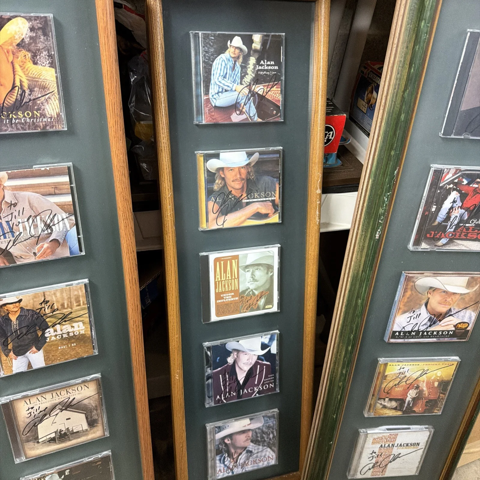 Alan Jackson Signed CD Collection – Framed Estate Collection, image 5