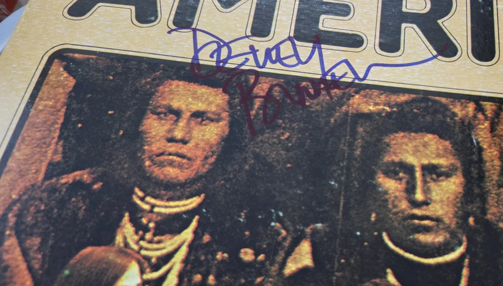 America Signed Autograph COA a, image 3