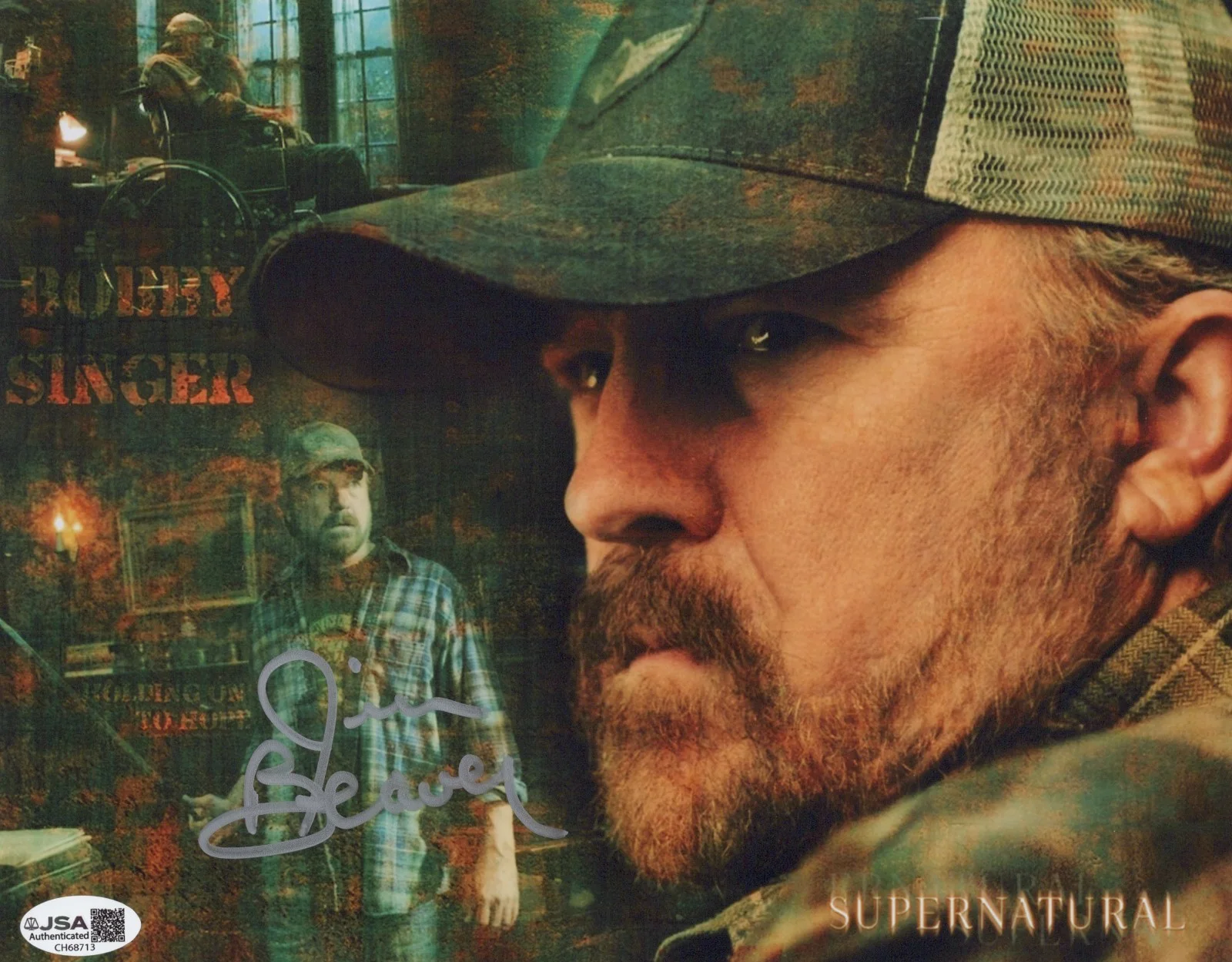 Jim Beaver — Supernatural- Bobby Singer 8x10 photo signed by Jim Beaver JSA COA