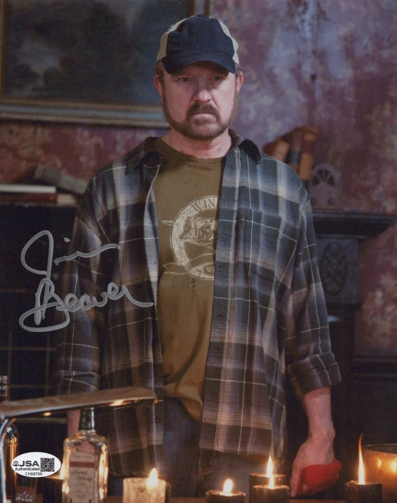 Jim Beaver — Supernatural- Bobby Singer 8x10 photo signed by Jim Beaver JSA COA