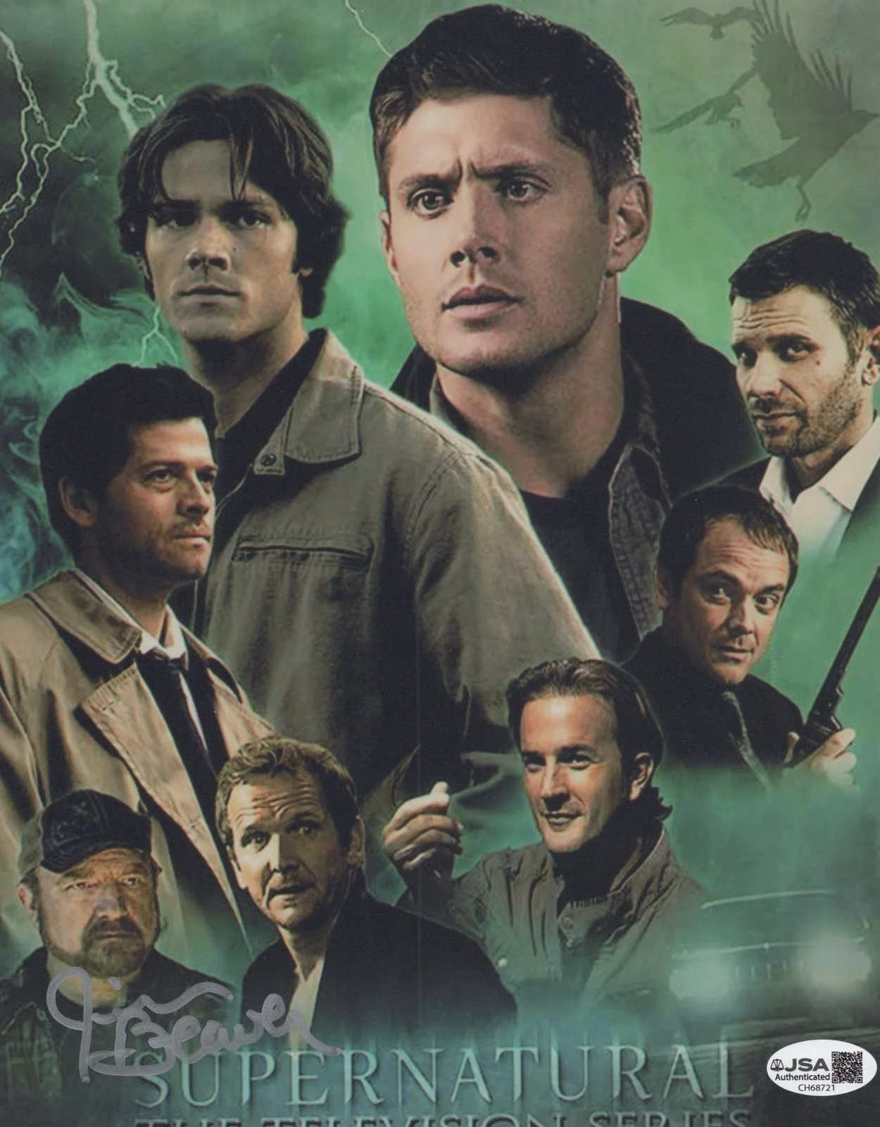 Jim Beaver — Supernatural- Bobby Singer 8x10 photo signed by Jim Beaver JSA COA