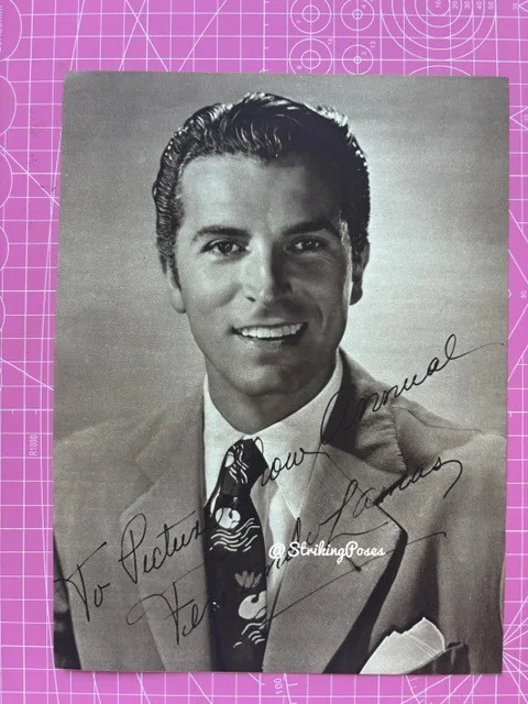 Vintage Magazine Clipping 1950s CARY GRANT FERNANDO LAMAS film stars 8x10 1/6, изображение 2
