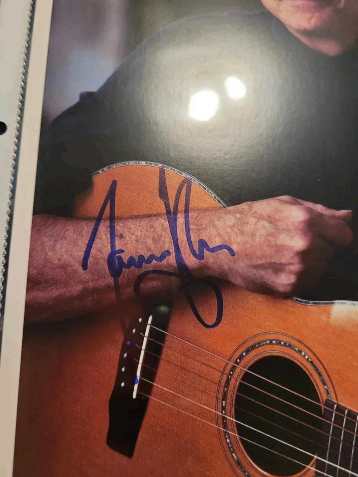 James Taylor Signed autograph 8x10 PSA COA Sweet Baby James Gorilla, изображение 3