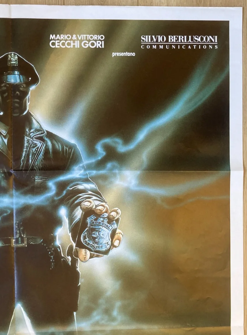 MANIAC COP 1988 Original Cinema ITALIAN 2 Fogli Movie POSTER 39x55in Slasher, изображение 3