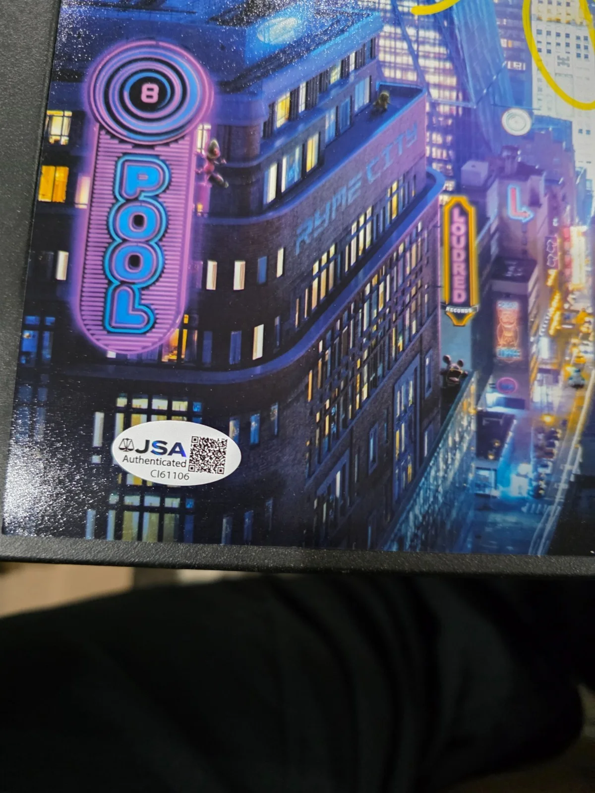 Justice Smith — Justice Smith Autograph Signed 12x18 Detective Pikachu Poster Photo JSA COA, image 2