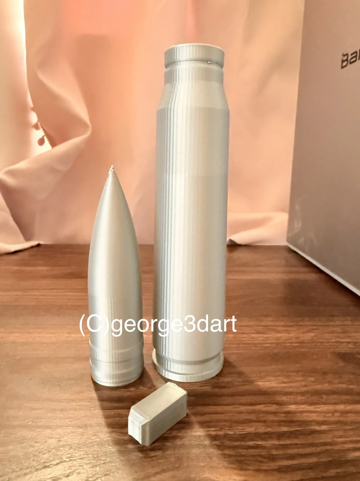 A-10 Warthog Depleted Uranium Round 3d Printed Cosplay Prop, image 2
