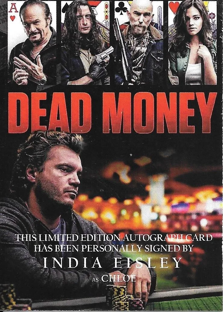 India Eisley 2 unsigned Custom cards KITE & DEAD MONEY, image 5