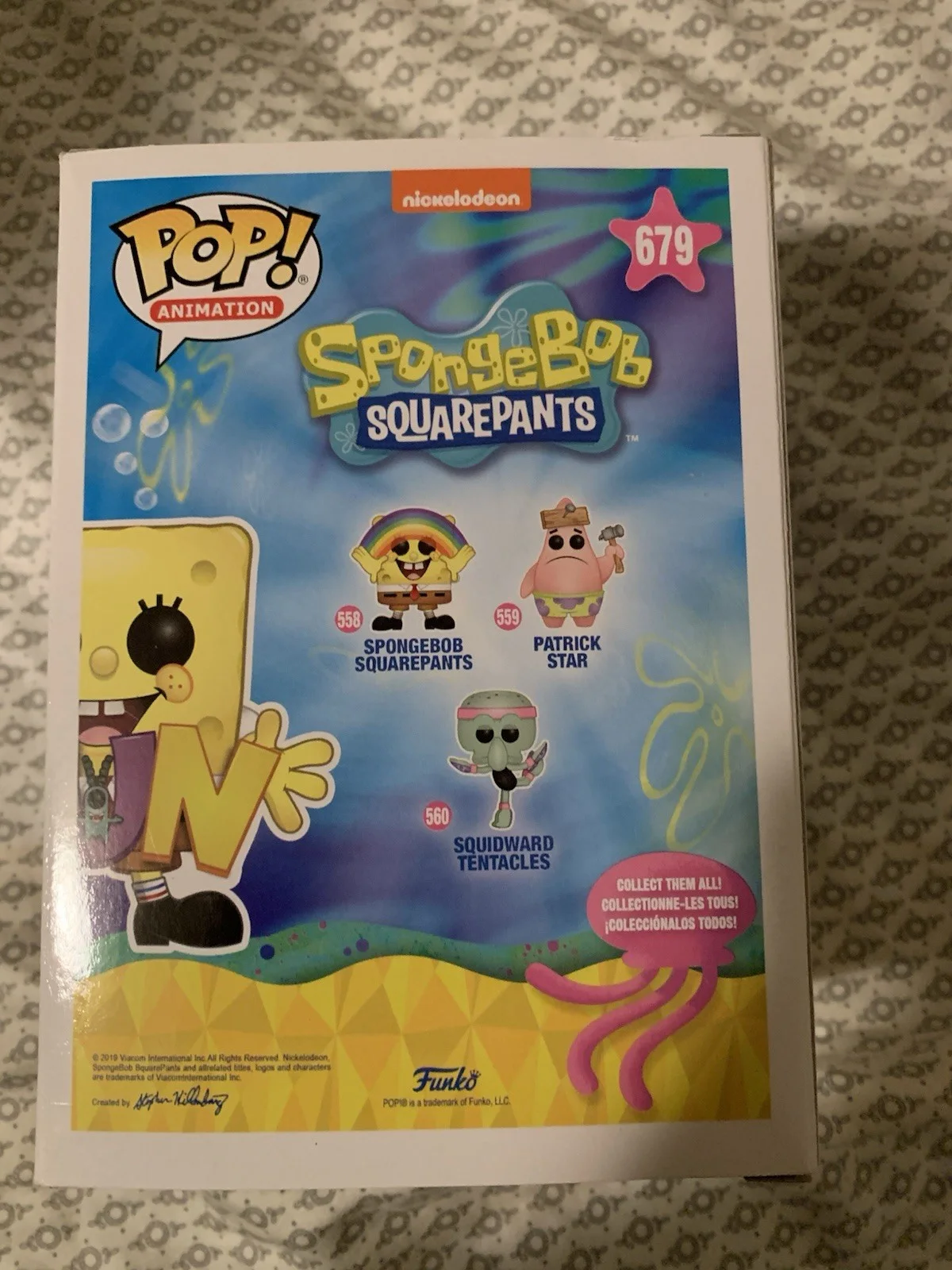 JSA Signed Tom Kenny Funko Pop! #679 JSA Coa, image 3