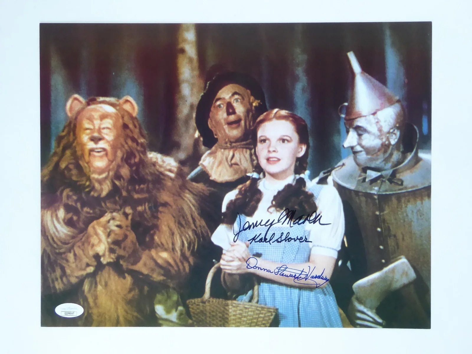 Jerry Maren — Wizard Of Oz Signed 11x14 Photo Munchkin Jerry Maren Karl Slover +1 JSA COA, изображение 2