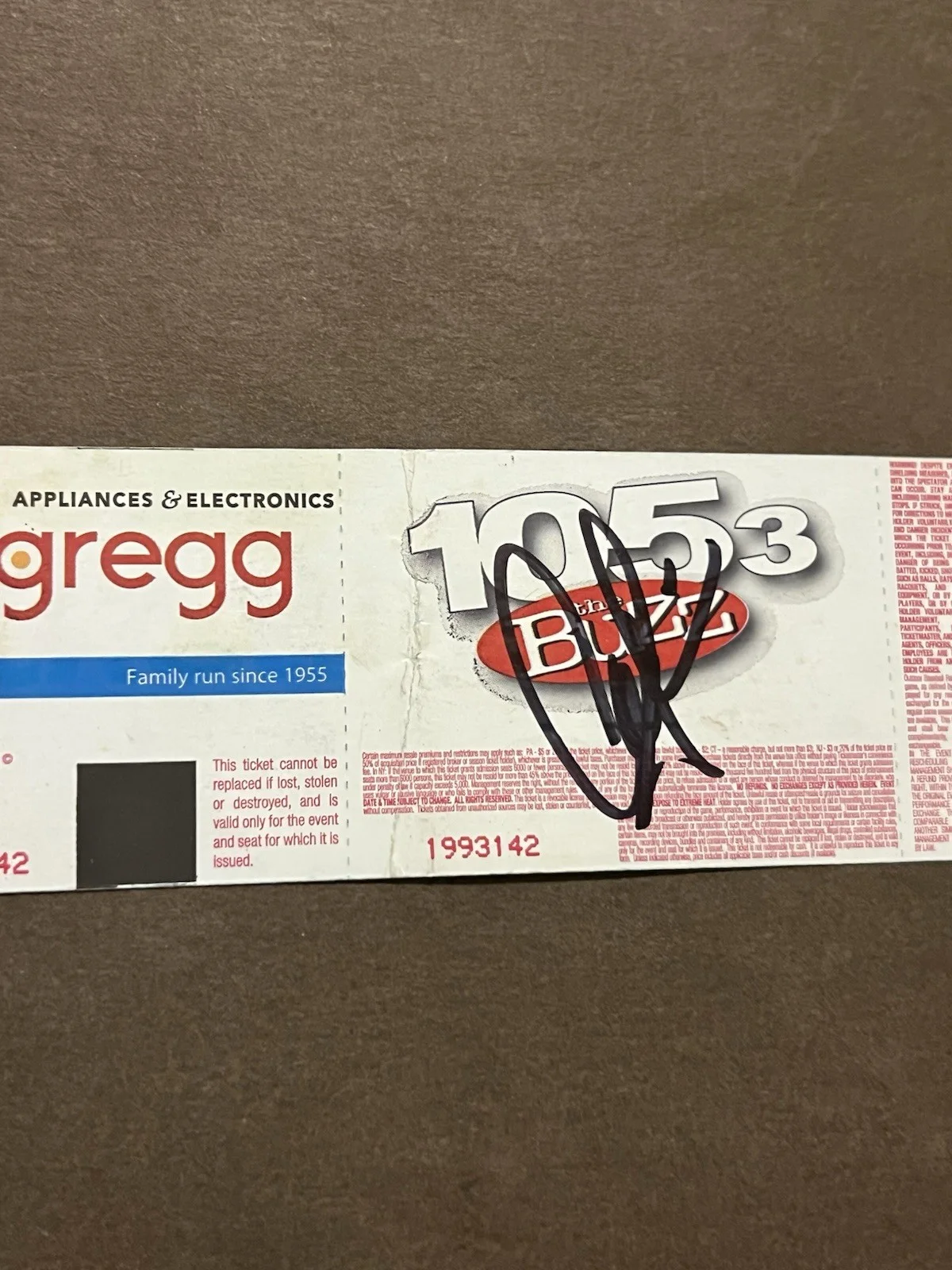 Kings Of Leon Signed Ticket Stub Atlanta Ga Sex On Fire, изображение 4