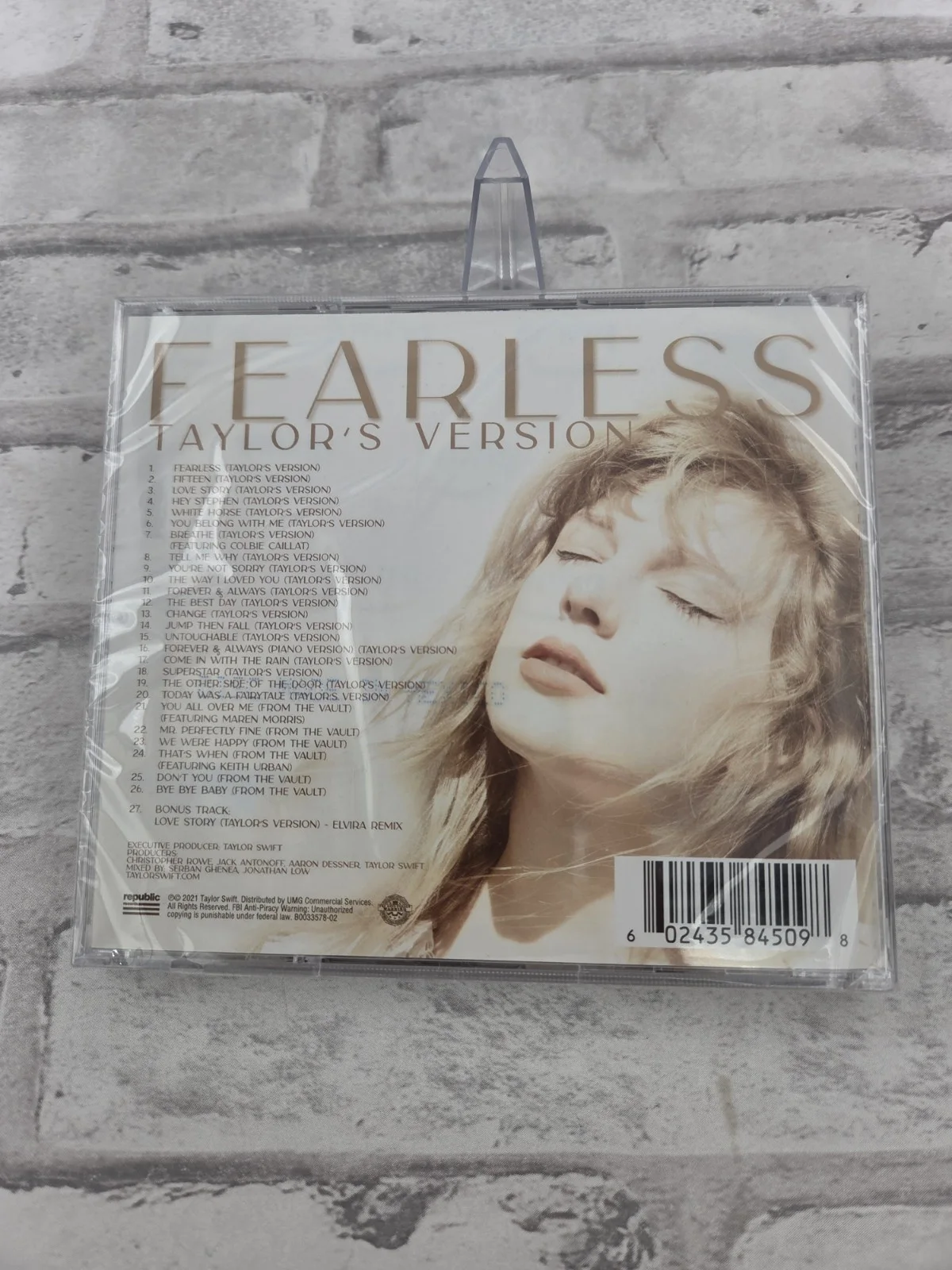 Taylor Swift Fearless (Taylor's Version) Signed Autograph CD - BRAND NEW SEALED, изображение 3