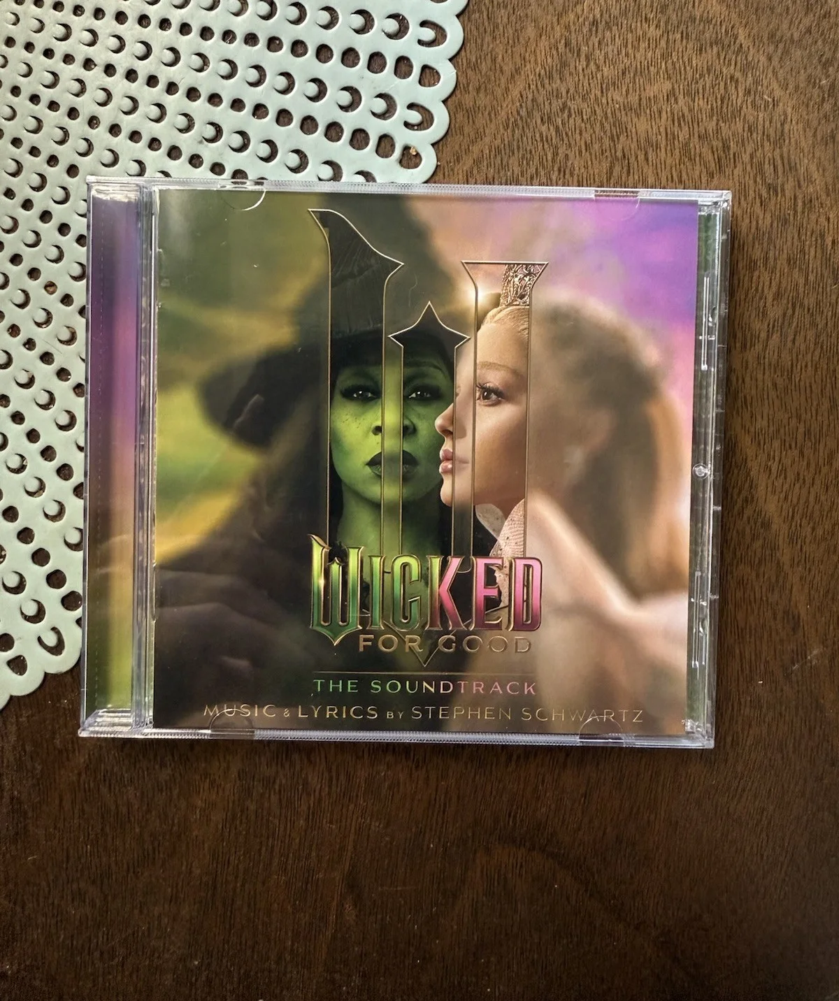 Wicked: For Good The Soundtrack CD signed insert w/ FULL SIG, image 2
